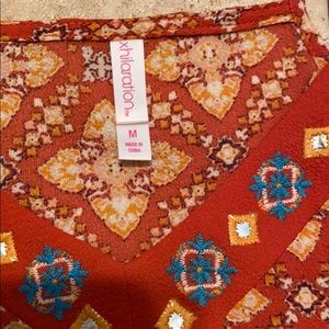 A spaghetti strap with a cute pattern